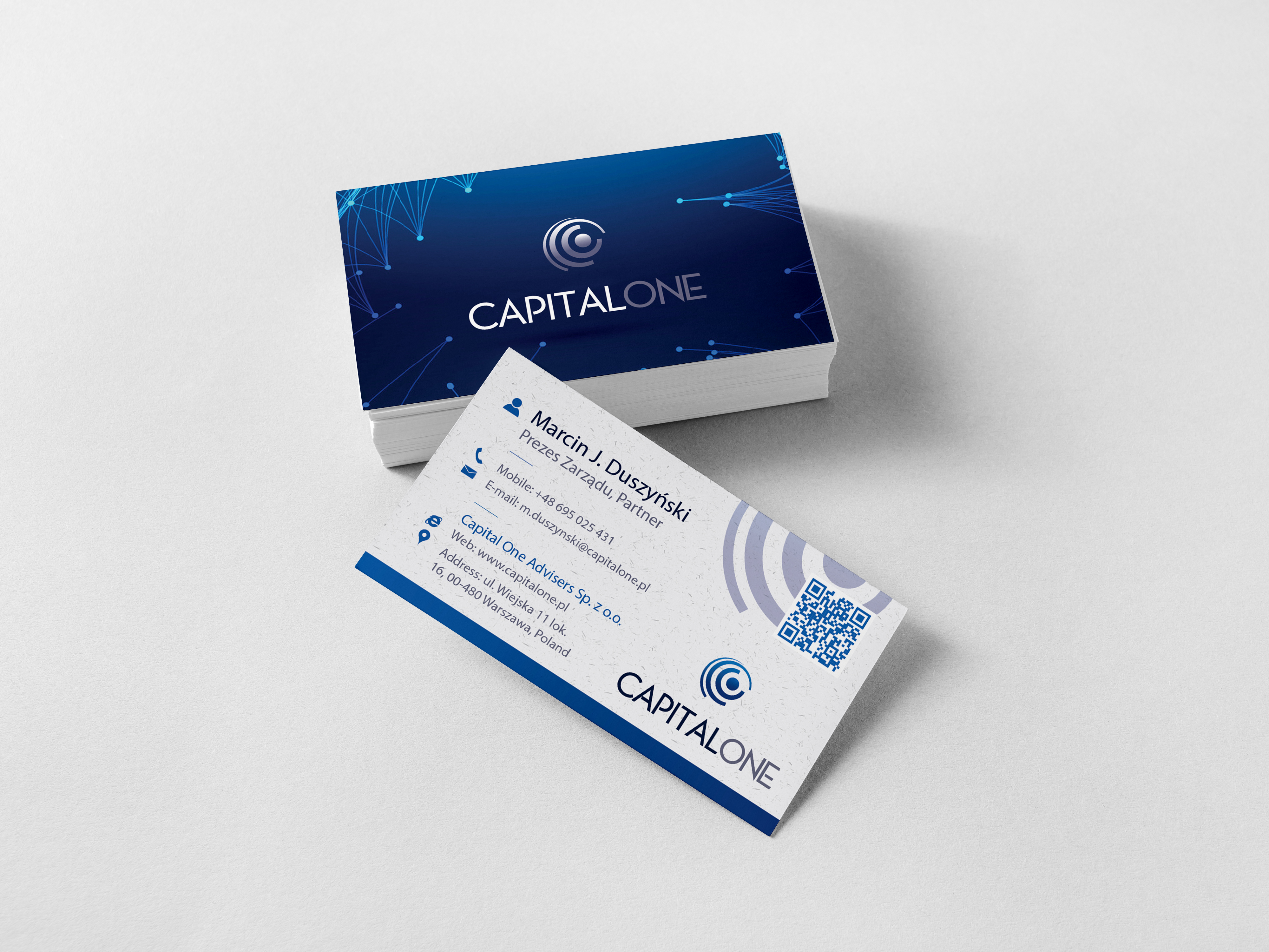 Business Card Design by Creativeartbd for CAPITAL ONE PARTNERS SP. Z O.O. SP.K. | Design #25268458