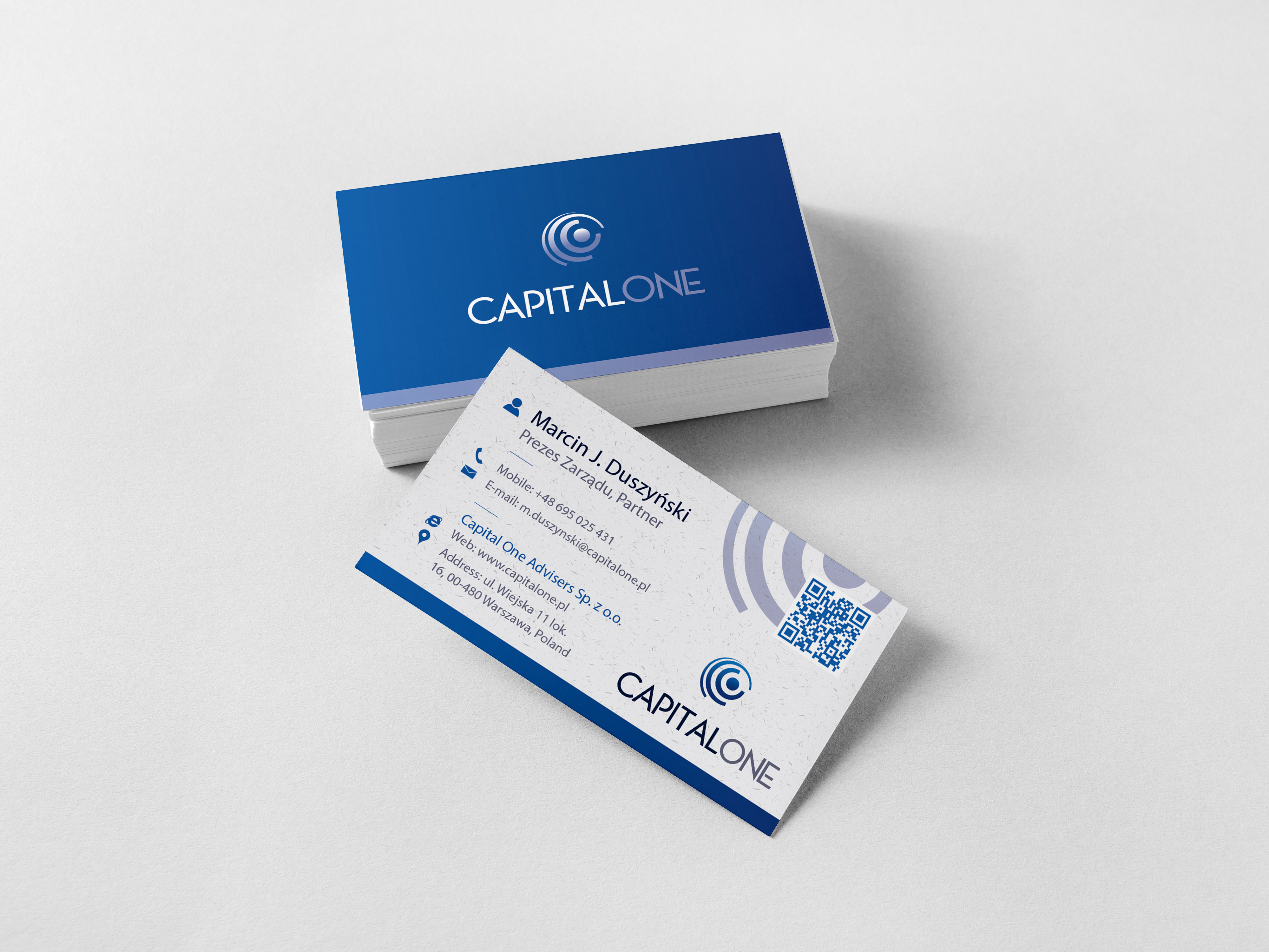 Business Card Design by Creativeartbd for CAPITAL ONE PARTNERS SP. Z O.O. SP.K. | Design #25274946