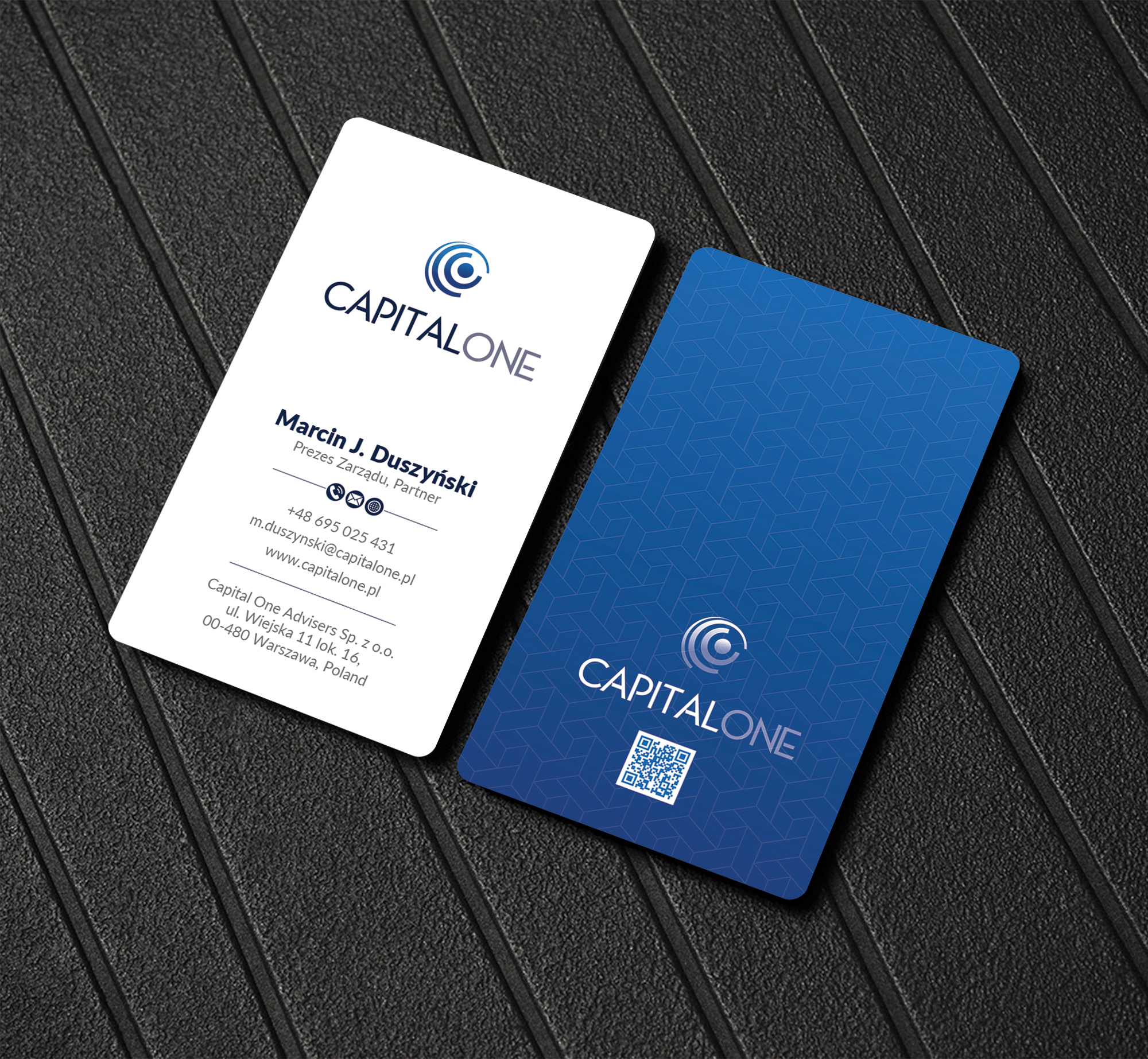 Business Card Design by Musa. A for CAPITAL ONE PARTNERS SP. Z O.O. SP.K. | Design #25240808