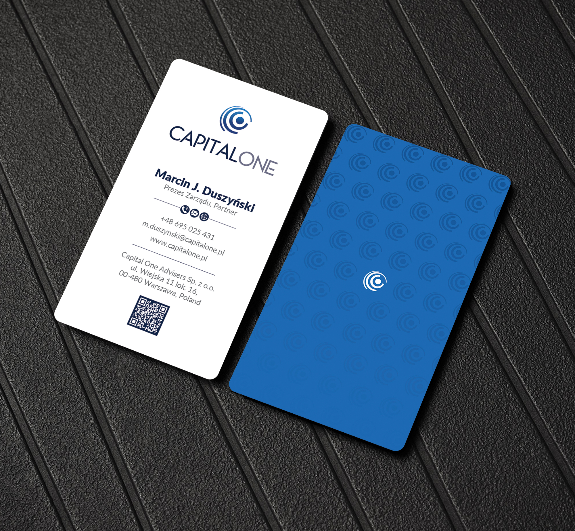 Visitenkarten-Design von Musa. A für CAPITAL ONE PARTNERS SP. Z O.O. SP.K. | Design #25241452