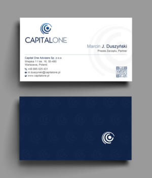 Business Card Design by Uttom 2 for CAPITAL ONE PARTNERS SP. Z O.O. SP.K. | Design: #25252273