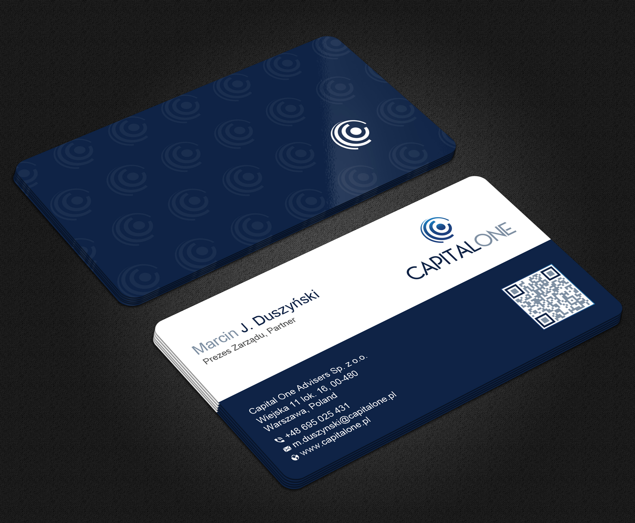 Design de Carte de Visite par Uttom 2 pour CAPITAL ONE PARTNERS SP. Z O.O. SP.K. | Design #25252274