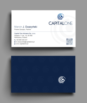 Business Card Design by Uttom 2 for CAPITAL ONE PARTNERS SP. Z O.O. SP.K. | Design: #25252277
