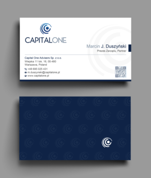 Business Card Design by Uttom 2 for CAPITAL ONE PARTNERS SP. Z O.O. SP.K. | Design: #25252550