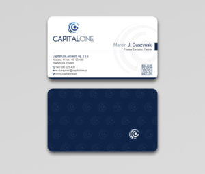 Business Card Design by Uttom 2 for CAPITAL ONE PARTNERS SP. Z O.O. SP.K. | Design: #25254040