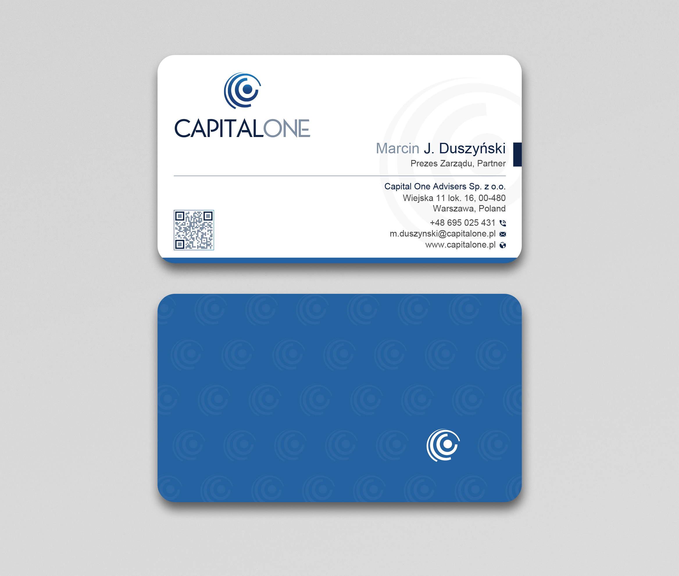 Diseño de Tarjeta de Presentación por Uttom 2 para CAPITAL ONE PARTNERS SP. Z O.O. SP.K. | Diseño #25254127
