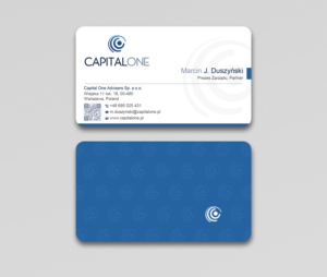 Business Card Design by Uttom 2 for CAPITAL ONE PARTNERS SP. Z O.O. SP.K. | Design: #25254908
