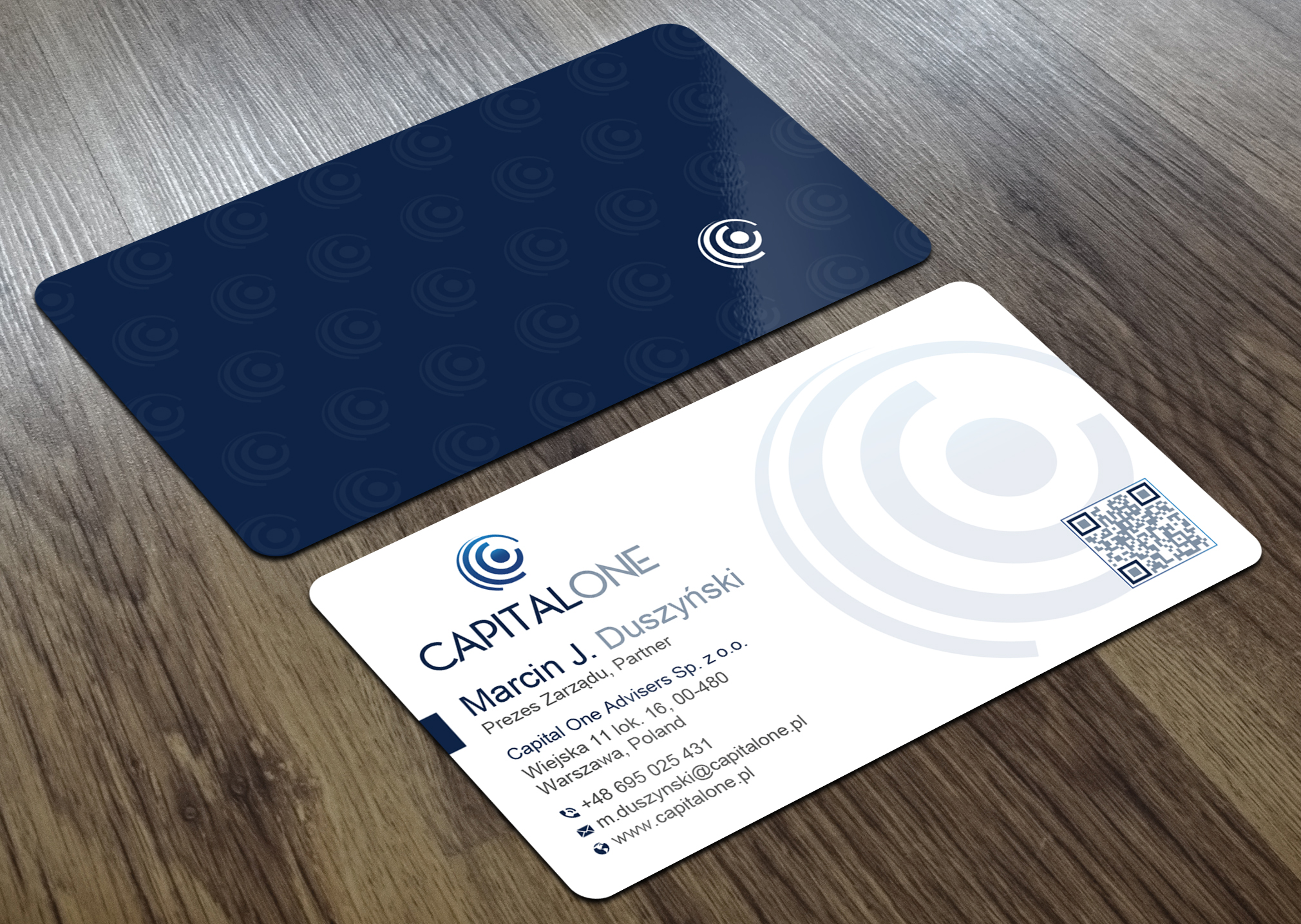 Design de Carte de Visite par Uttom 2 pour CAPITAL ONE PARTNERS SP. Z O.O. SP.K. | Design #25255377