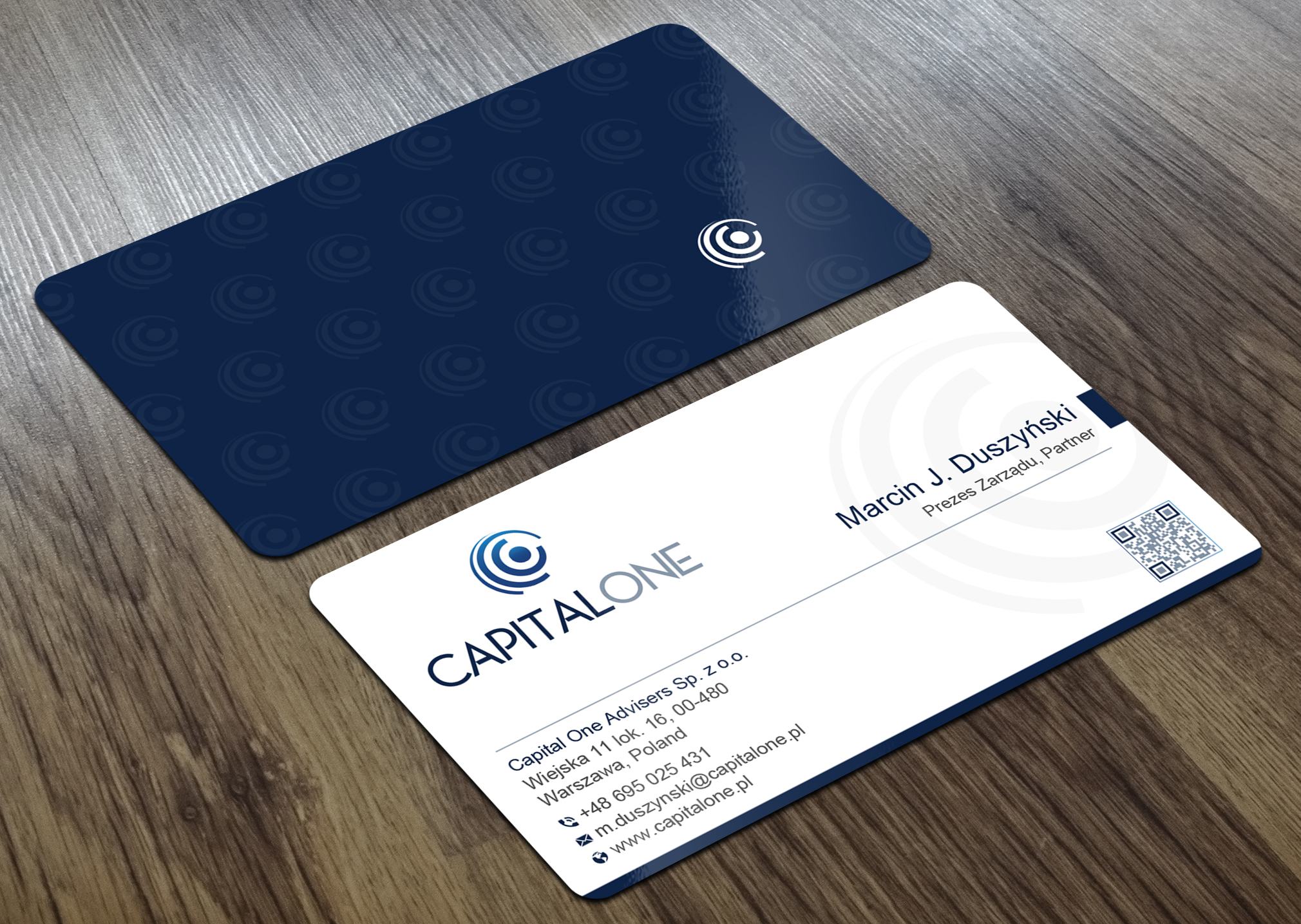 Business Card Design by Uttom 2 for CAPITAL ONE PARTNERS SP. Z O.O. SP.K. | Design #25255379
