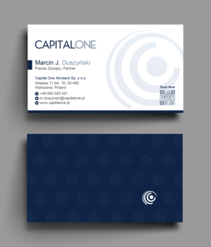 Business Card Design by Uttom 2 for CAPITAL ONE PARTNERS SP. Z O.O. SP.K. | Design: #25256404