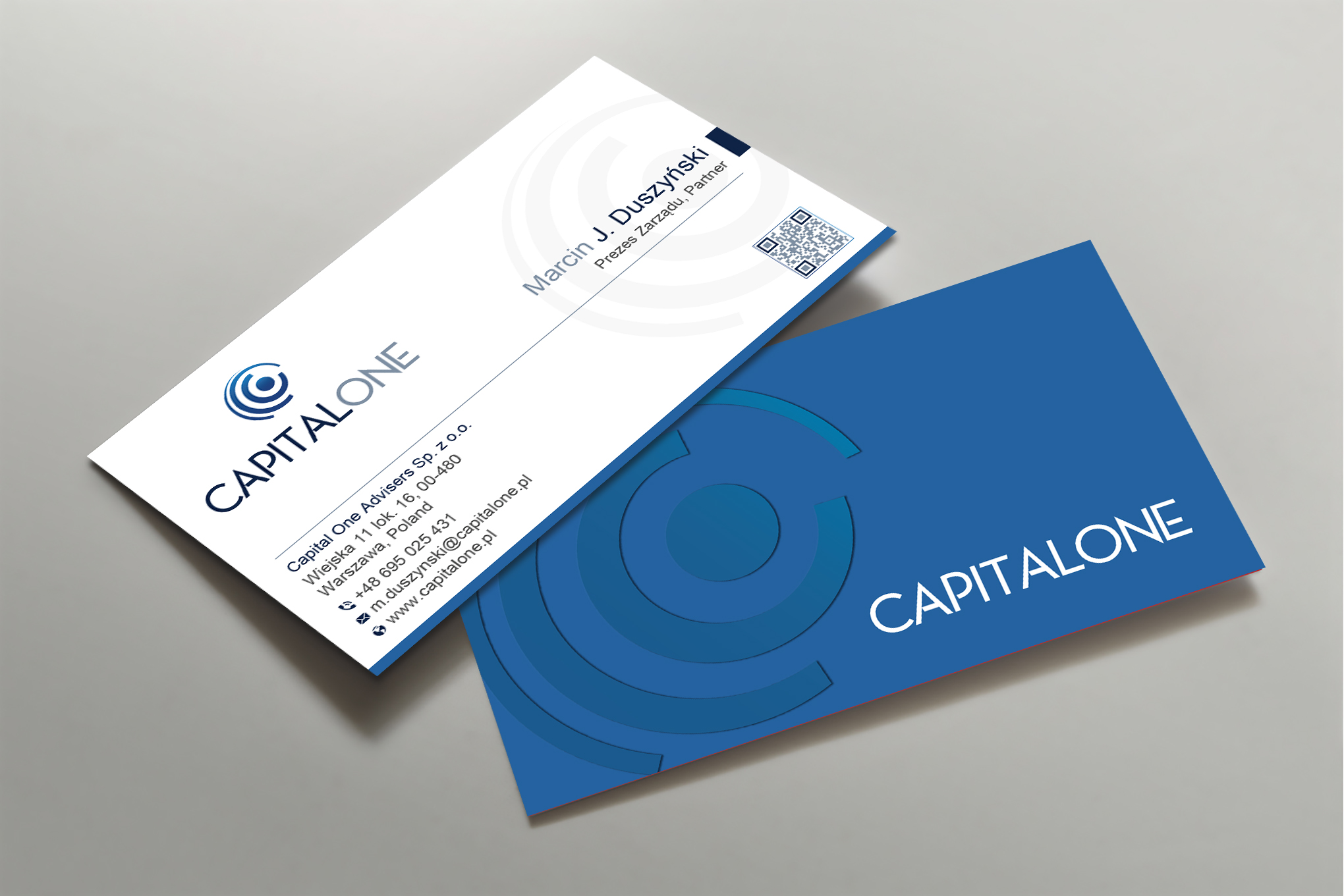 Diseño de Tarjeta de Presentación por Uttom 2 para CAPITAL ONE PARTNERS SP. Z O.O. SP.K. | Diseño #25261406