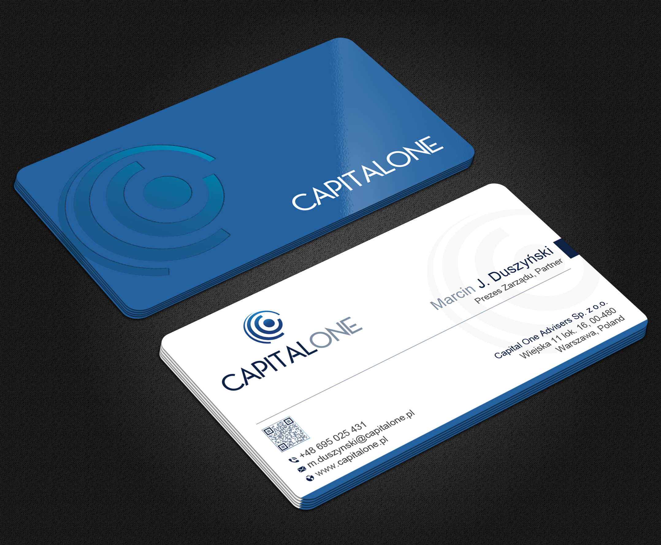 Design de Carte de Visite par Uttom 2 pour CAPITAL ONE PARTNERS SP. Z O.O. SP.K. | Design #25263969