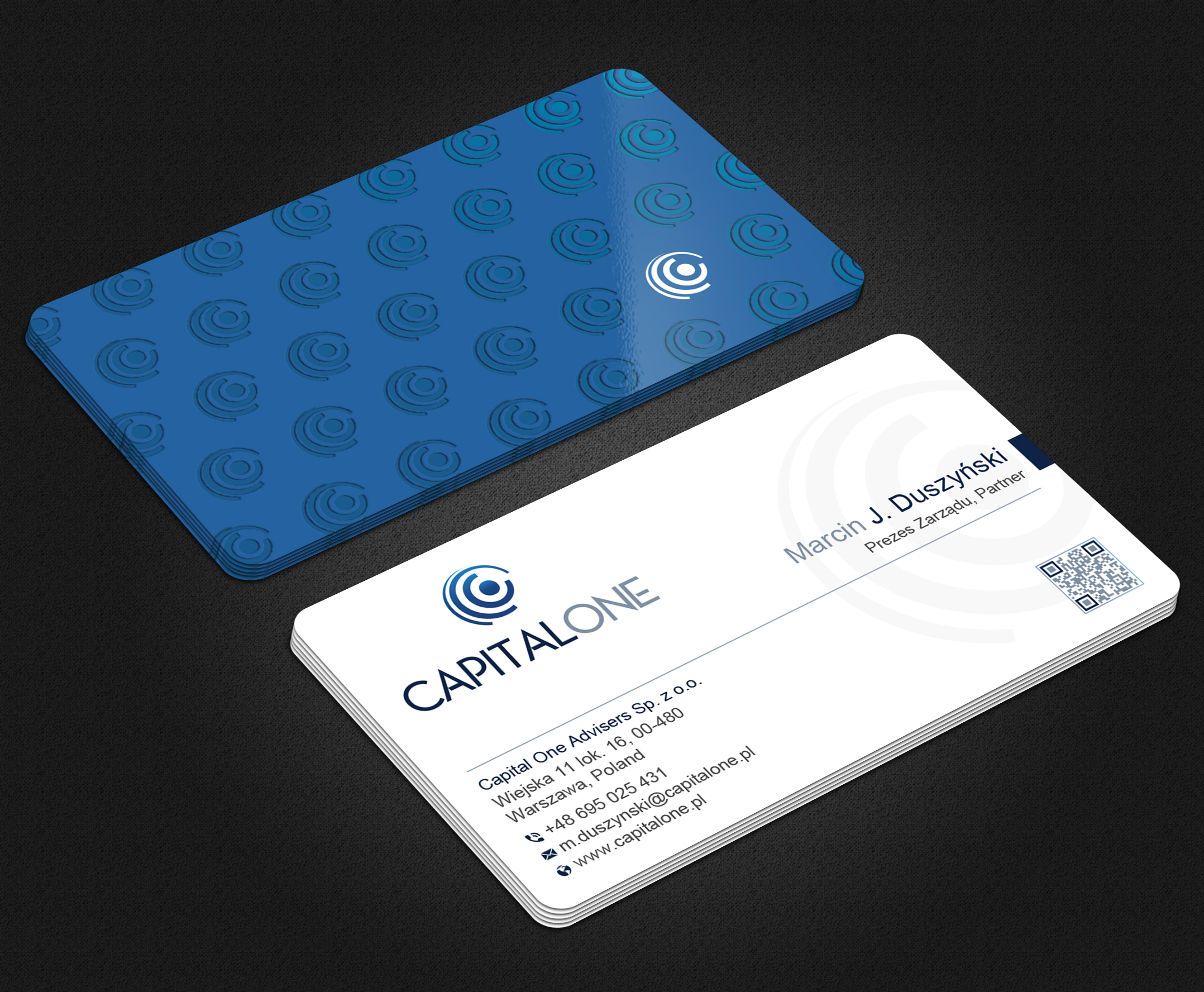 Design de Carte de Visite par Uttom 2 pour CAPITAL ONE PARTNERS SP. Z O.O. SP.K. | Design #25264030