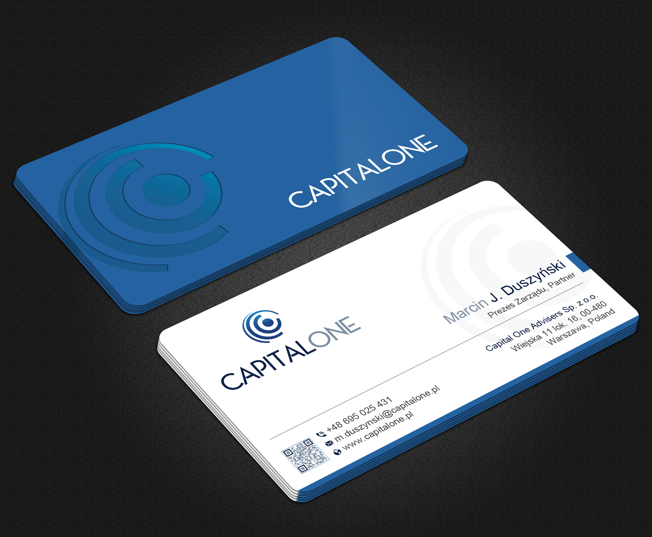 Design de Carte de Visite par Uttom 2 pour CAPITAL ONE PARTNERS SP. Z O.O. SP.K. | Design #25265879