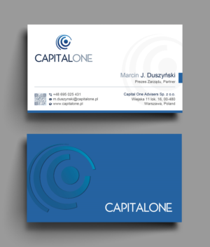 Business Card Design by Uttom 2 for CAPITAL ONE PARTNERS SP. Z O.O. SP.K. | Design: #25265887