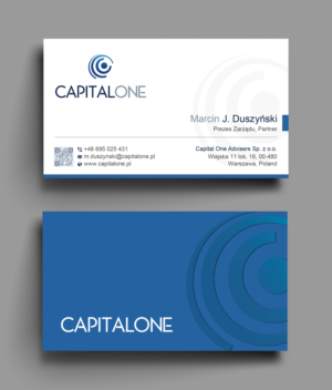 Diseño de Tarjeta de Presentación por Uttom 2 para CAPITAL ONE PARTNERS SP. Z O.O. SP.K. | Diseño: #25265895