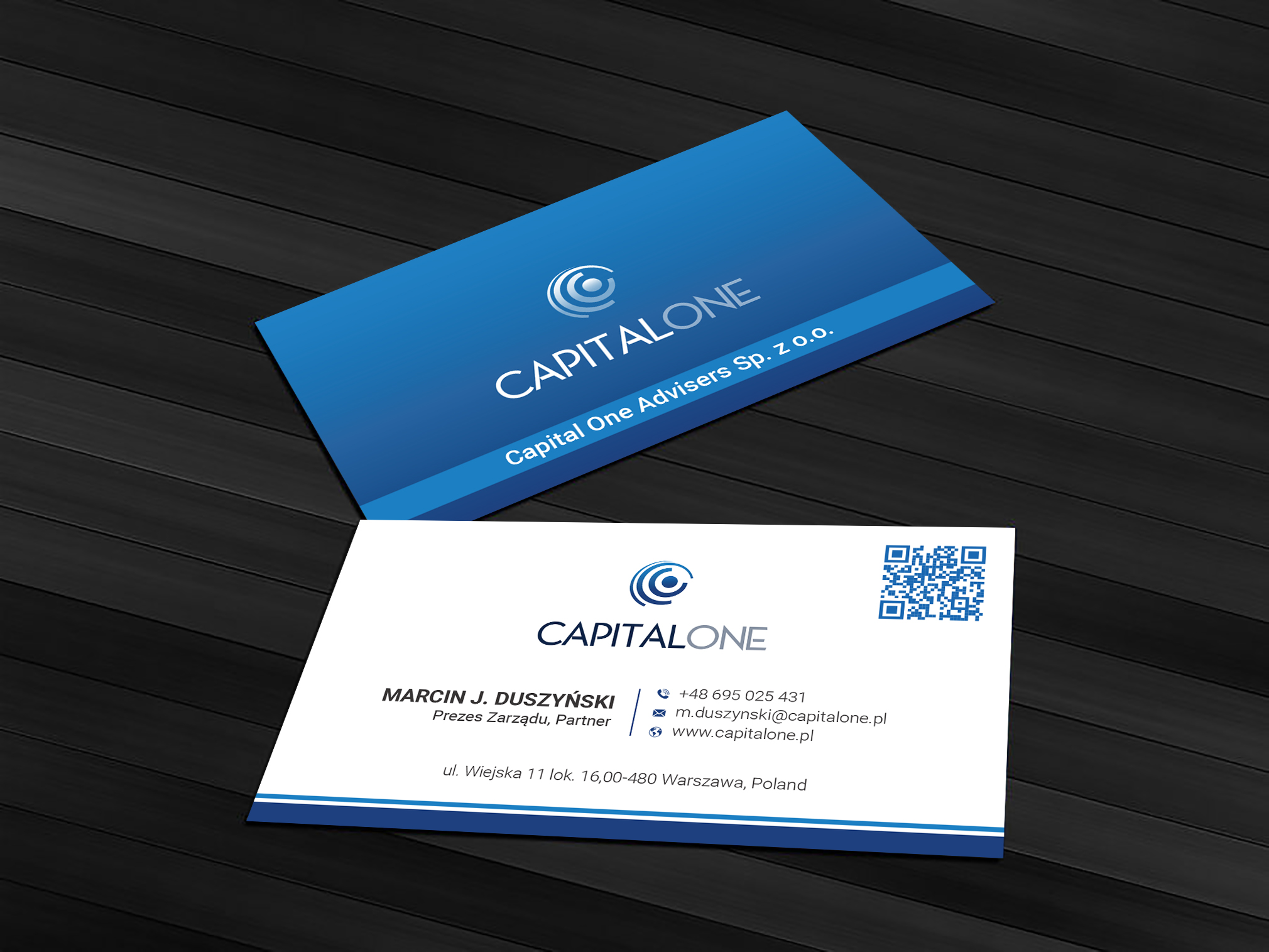Design de Carte de Visite par Ekramul Hossen 2 pour CAPITAL ONE PARTNERS SP. Z O.O. SP.K. | Design #25244935