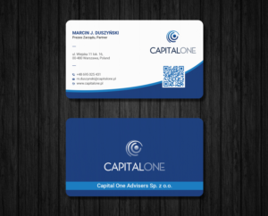 Design de Carte de Visite par Ekramul Hossen 2 pour CAPITAL ONE PARTNERS SP. Z O.O. SP.K. | Design : #25244936
