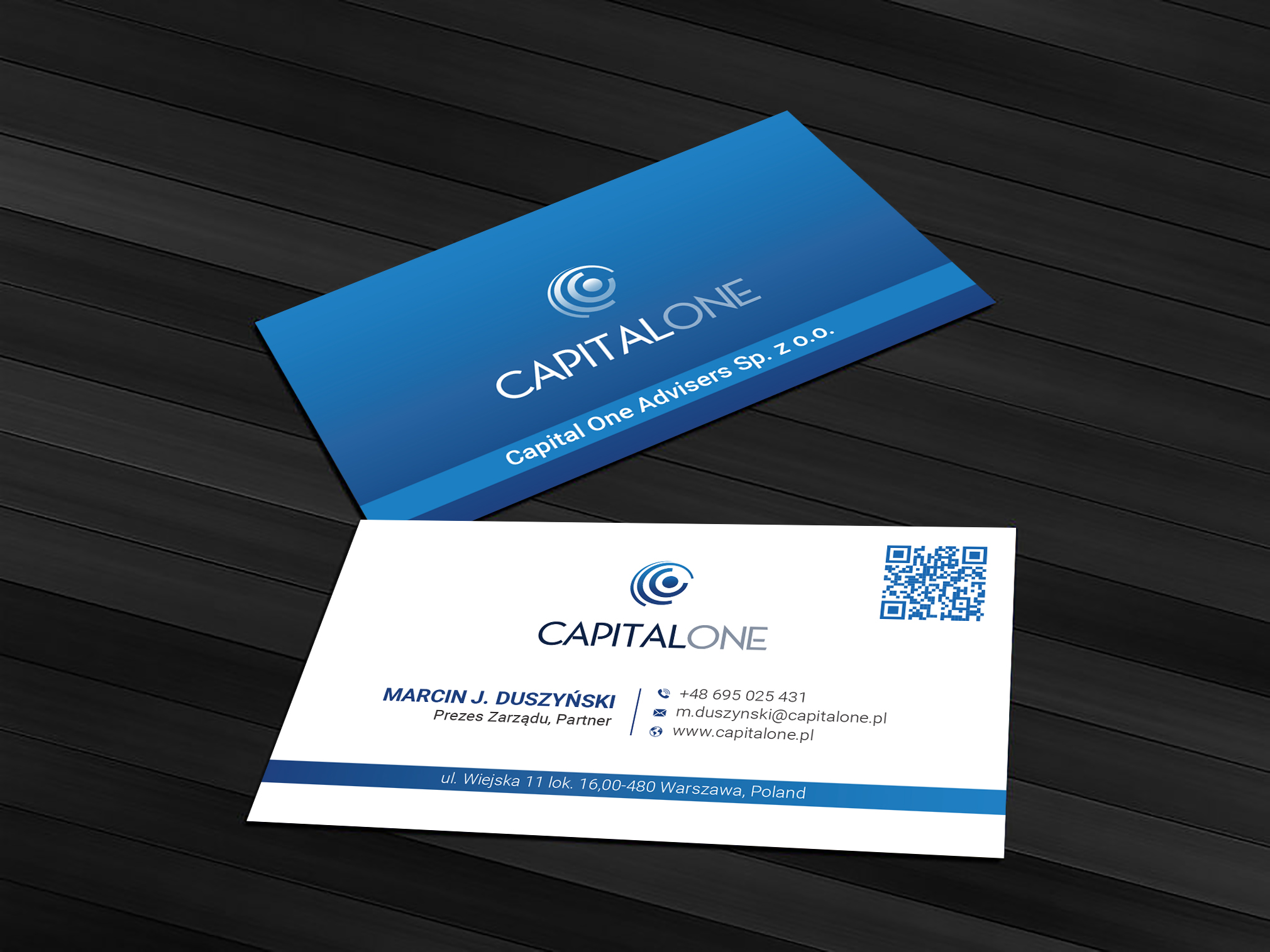Diseño de Tarjeta de Presentación por Ekramul Hossen 2 para CAPITAL ONE PARTNERS SP. Z O.O. SP.K. | Diseño #25244941