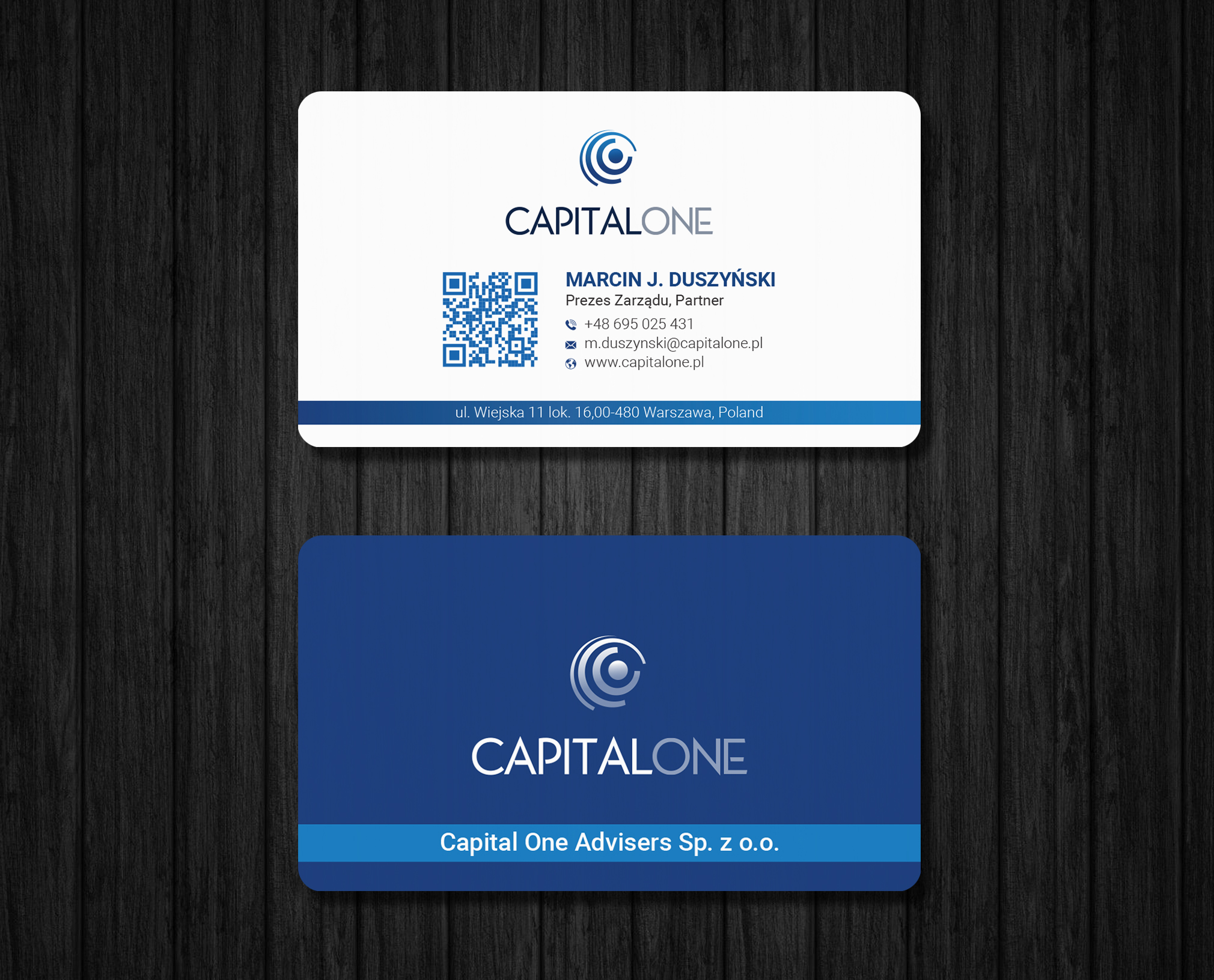 Design de Carte de Visite par Ekramul Hossen 2 pour CAPITAL ONE PARTNERS SP. Z O.O. SP.K. | Design #25244942