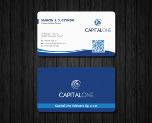 Design de Carte de Visite par Ekramul Hossen 2 pour CAPITAL ONE PARTNERS SP. Z O.O. SP.K. | Design : #25244946