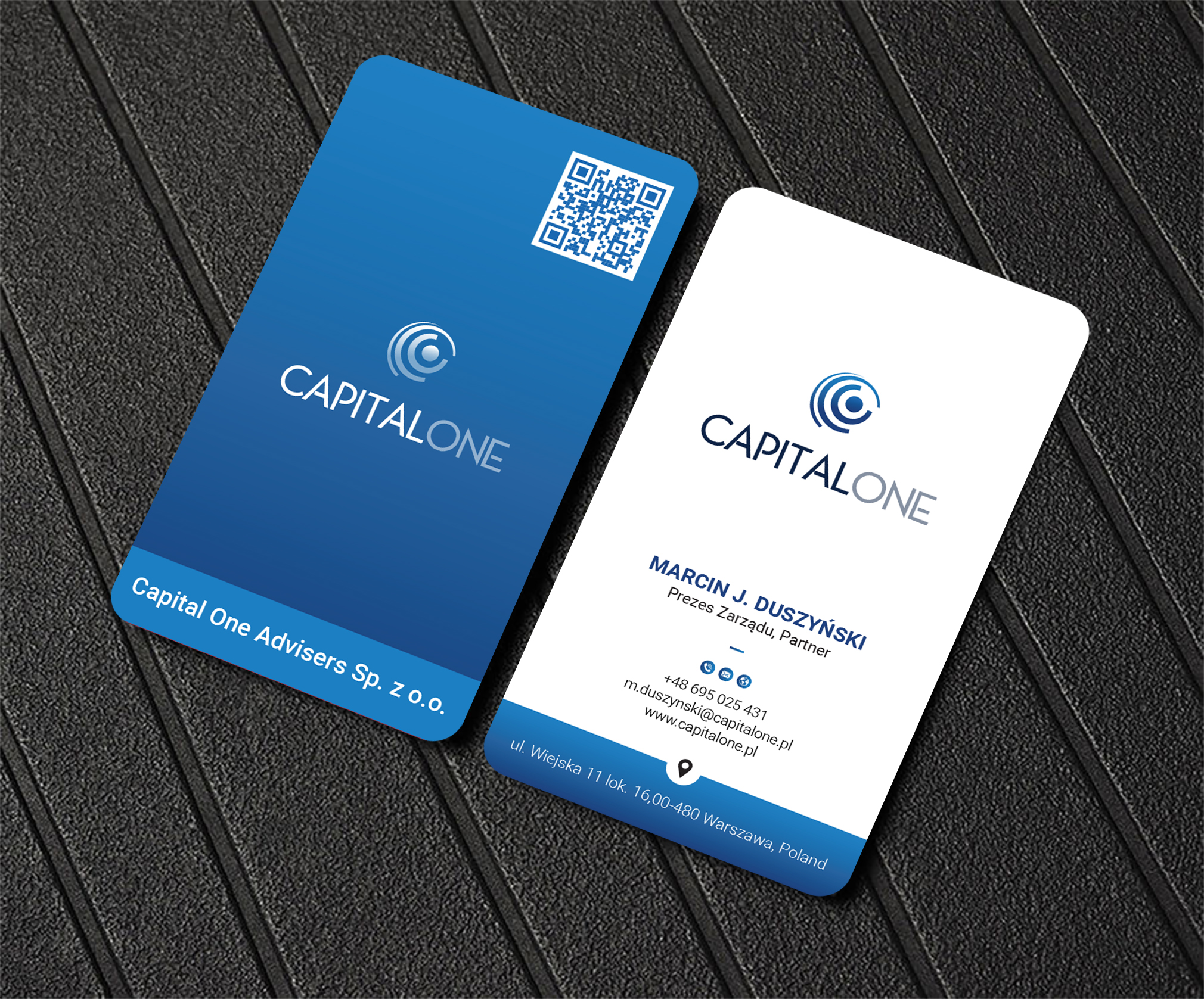 Diseño de Tarjeta de Presentación por Ekramul Hossen 2 para CAPITAL ONE PARTNERS SP. Z O.O. SP.K. | Diseño #25244957