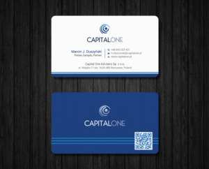 Design de Carte de Visite par Ekramul Hossen 2 pour CAPITAL ONE PARTNERS SP. Z O.O. SP.K. | Design : #25246817