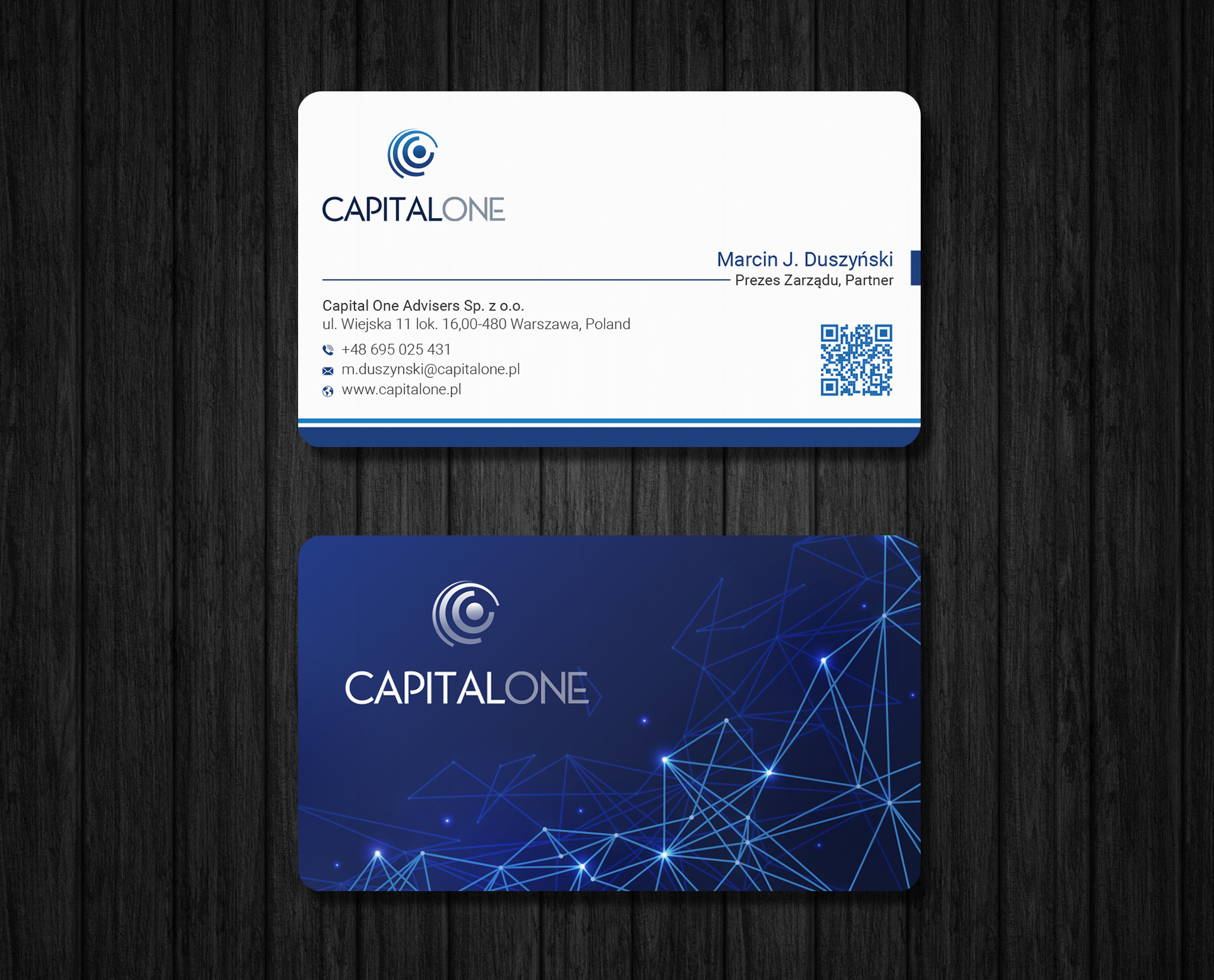 Design de Carte de Visite par Ekramul Hossen 2 pour CAPITAL ONE PARTNERS SP. Z O.O. SP.K. | Design #25247561