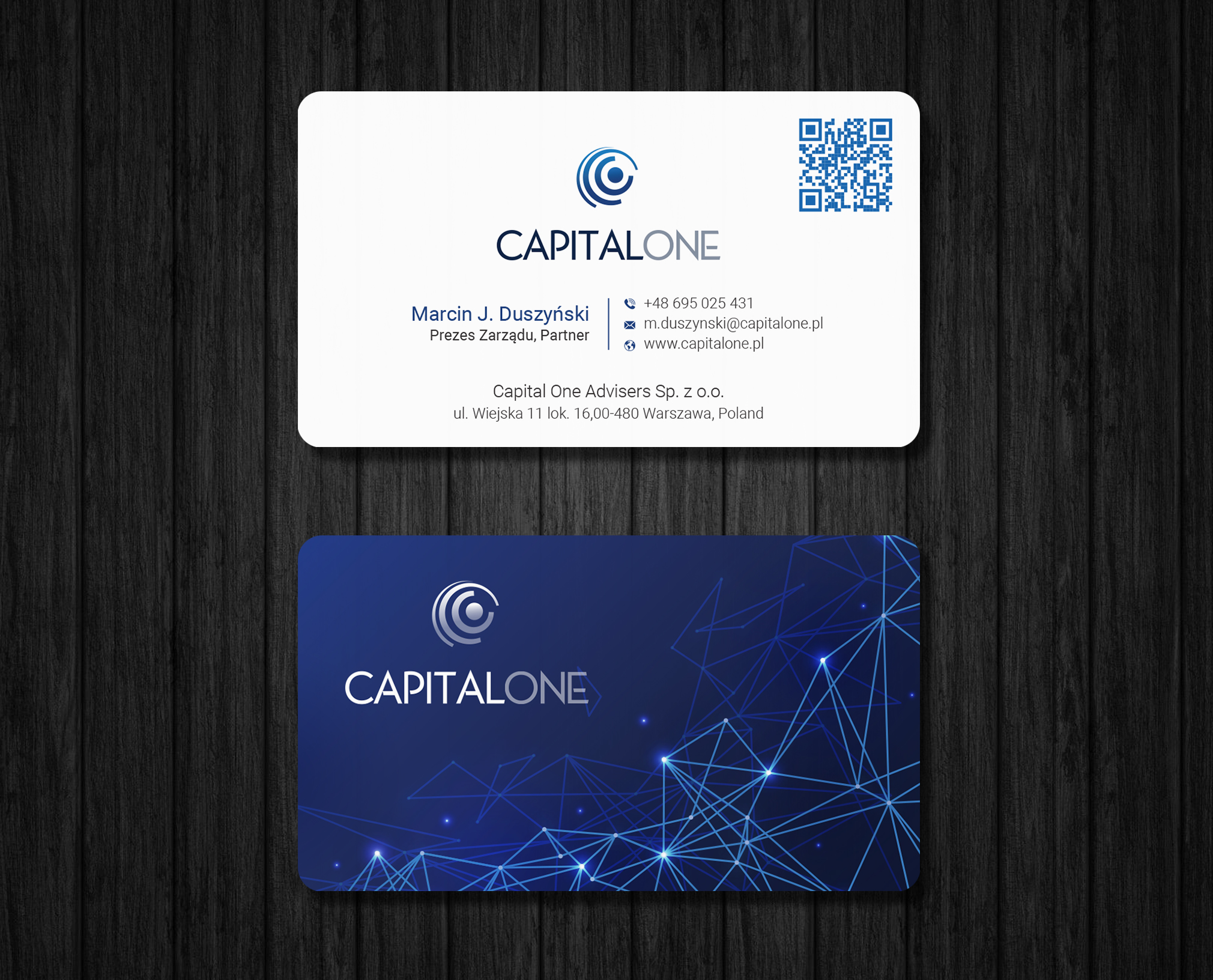 Design de Carte de Visite par Ekramul Hossen 2 pour CAPITAL ONE PARTNERS SP. Z O.O. SP.K. | Design #25247575