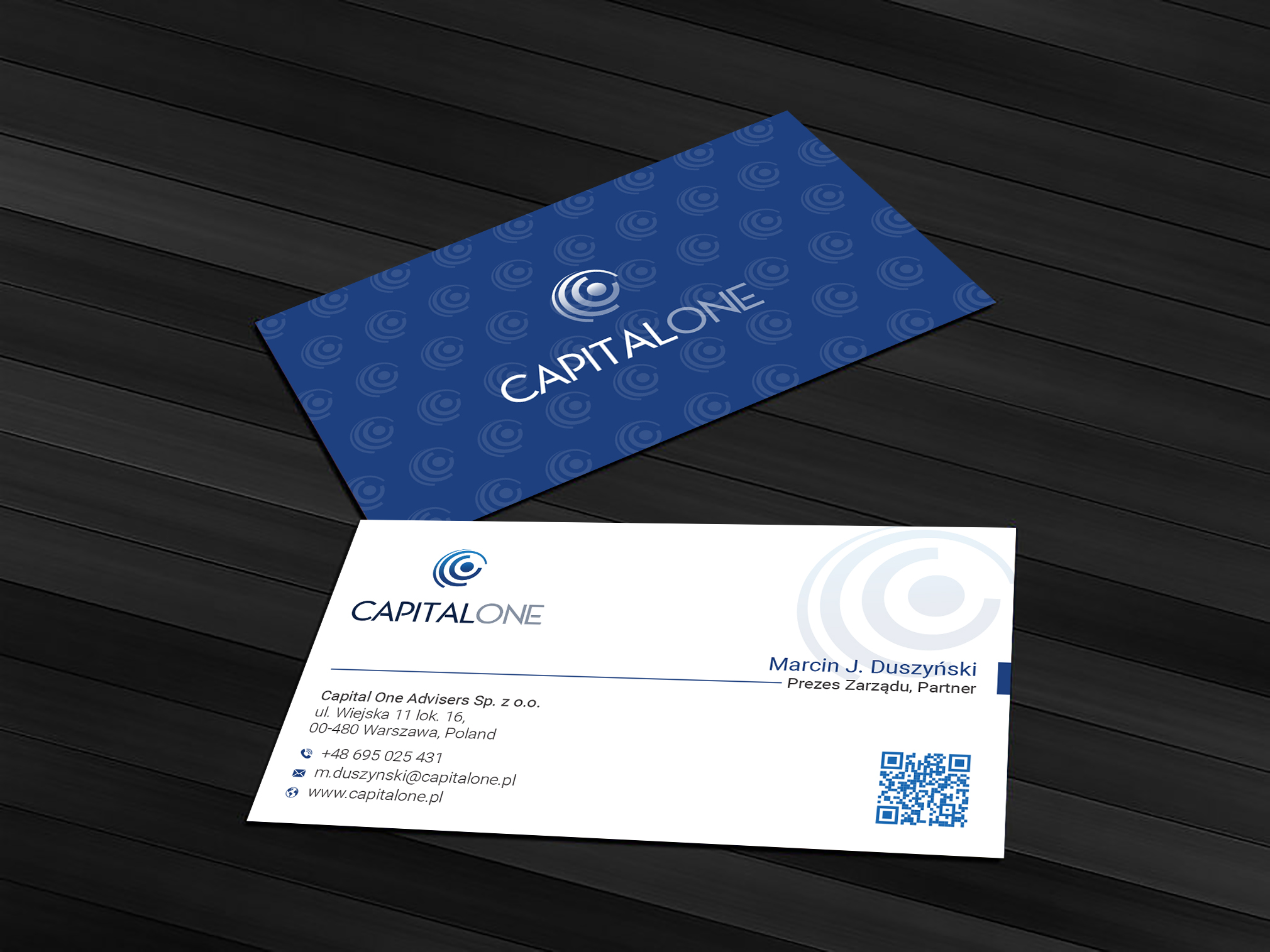 Business Card Design by Ekramul Hossen 2 for CAPITAL ONE PARTNERS SP. Z O.O. SP.K. | Design #25249583