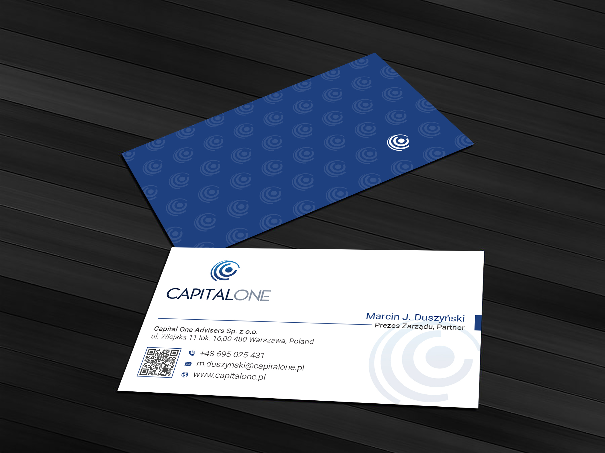 Visitenkarten-Design von Ekramul Hossen 2 für CAPITAL ONE PARTNERS SP. Z O.O. SP.K. | Design #25249969