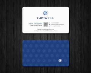 Visitenkarten-Design von Ekramul Hossen 2 für CAPITAL ONE PARTNERS SP. Z O.O. SP.K. | Design: #25250046