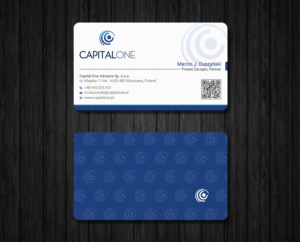 Business Card Design by Ekramul Hossen 2 for CAPITAL ONE PARTNERS SP. Z O.O. SP.K. | Design: #25250232