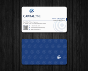 Business Card Design by Ekramul Hossen 2 for CAPITAL ONE PARTNERS SP. Z O.O. SP.K. | Design: #25250263