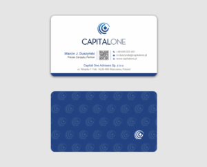 Business Card Design by Ekramul Hossen 2 for CAPITAL ONE PARTNERS SP. Z O.O. SP.K. | Design: #25250405