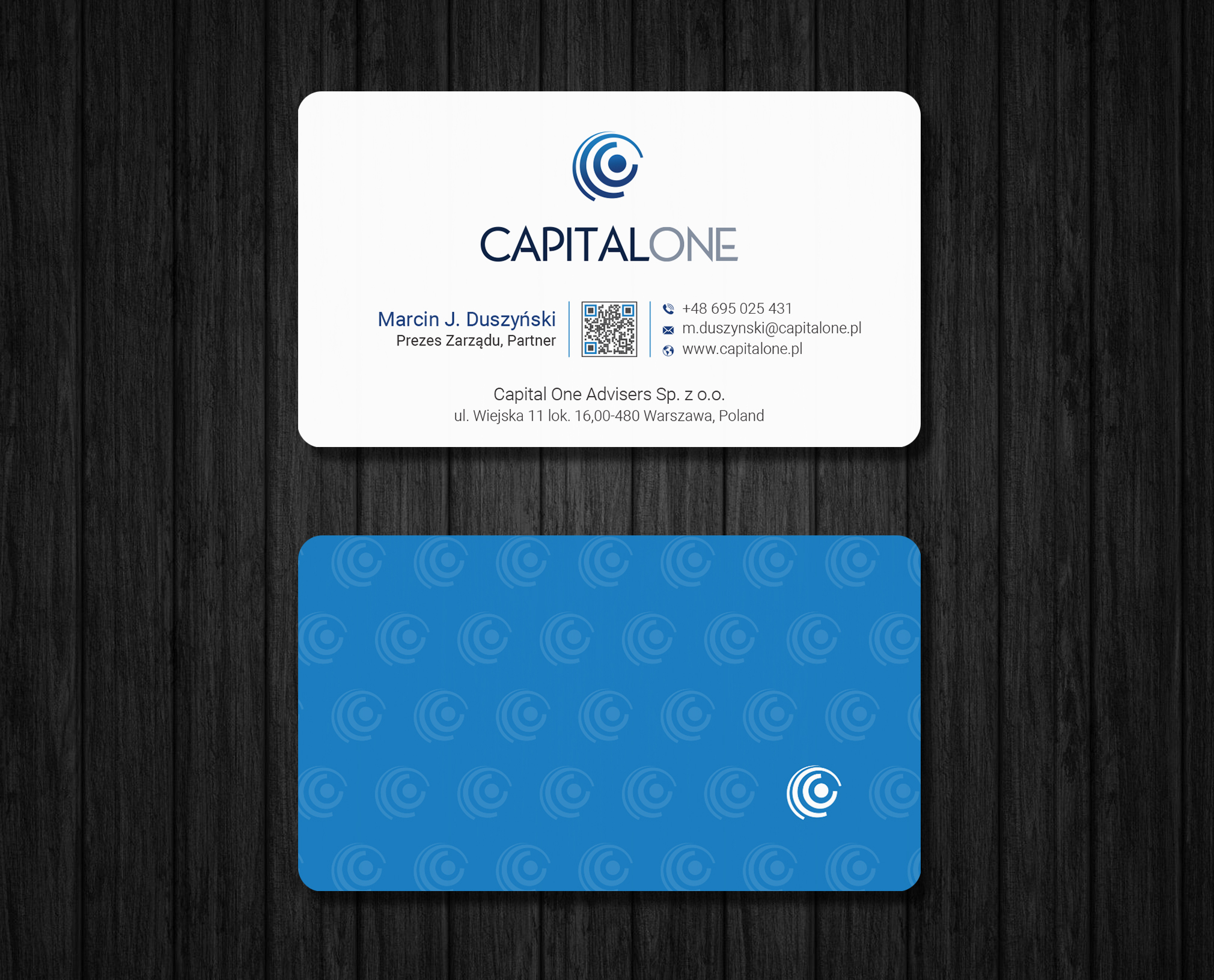 Visitenkarten-Design von Ekramul Hossen 2 für CAPITAL ONE PARTNERS SP. Z O.O. SP.K. | Design #25255180