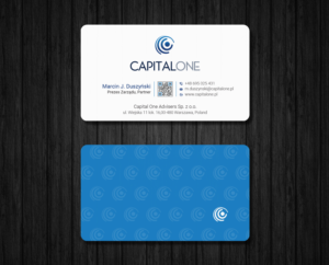 Visitenkarten-Design von Ekramul Hossen 2 für CAPITAL ONE PARTNERS SP. Z O.O. SP.K. | Design: #25255180