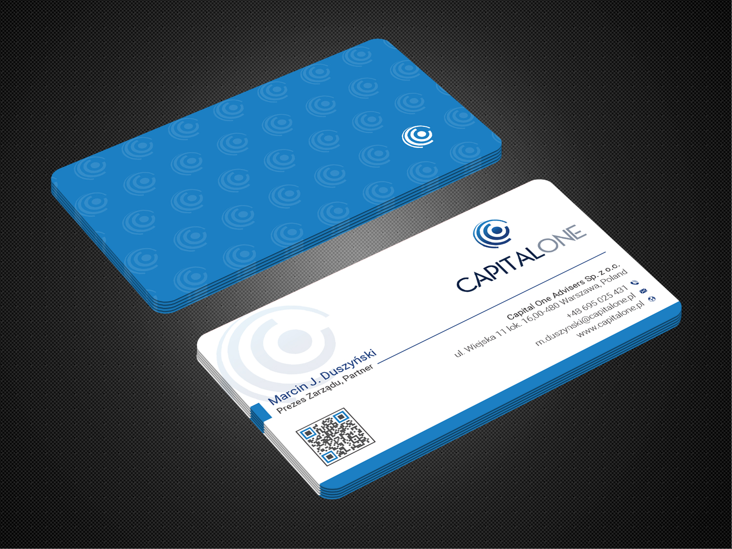 Visitenkarten-Design von Ekramul Hossen 2 für CAPITAL ONE PARTNERS SP. Z O.O. SP.K. | Design #25261637