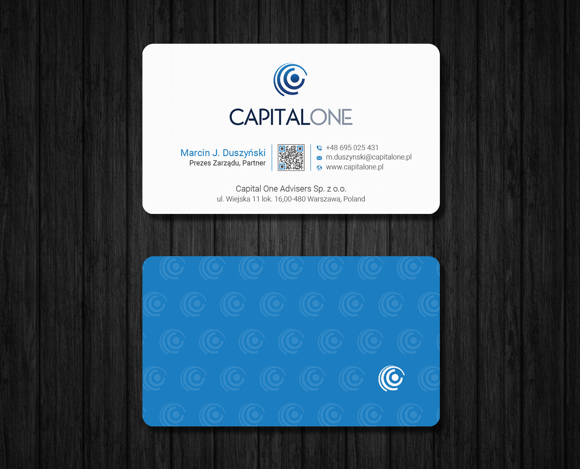 Visitenkarten-Design von Ekramul Hossen 2 für CAPITAL ONE PARTNERS SP. Z O.O. SP.K. | Design #25264188