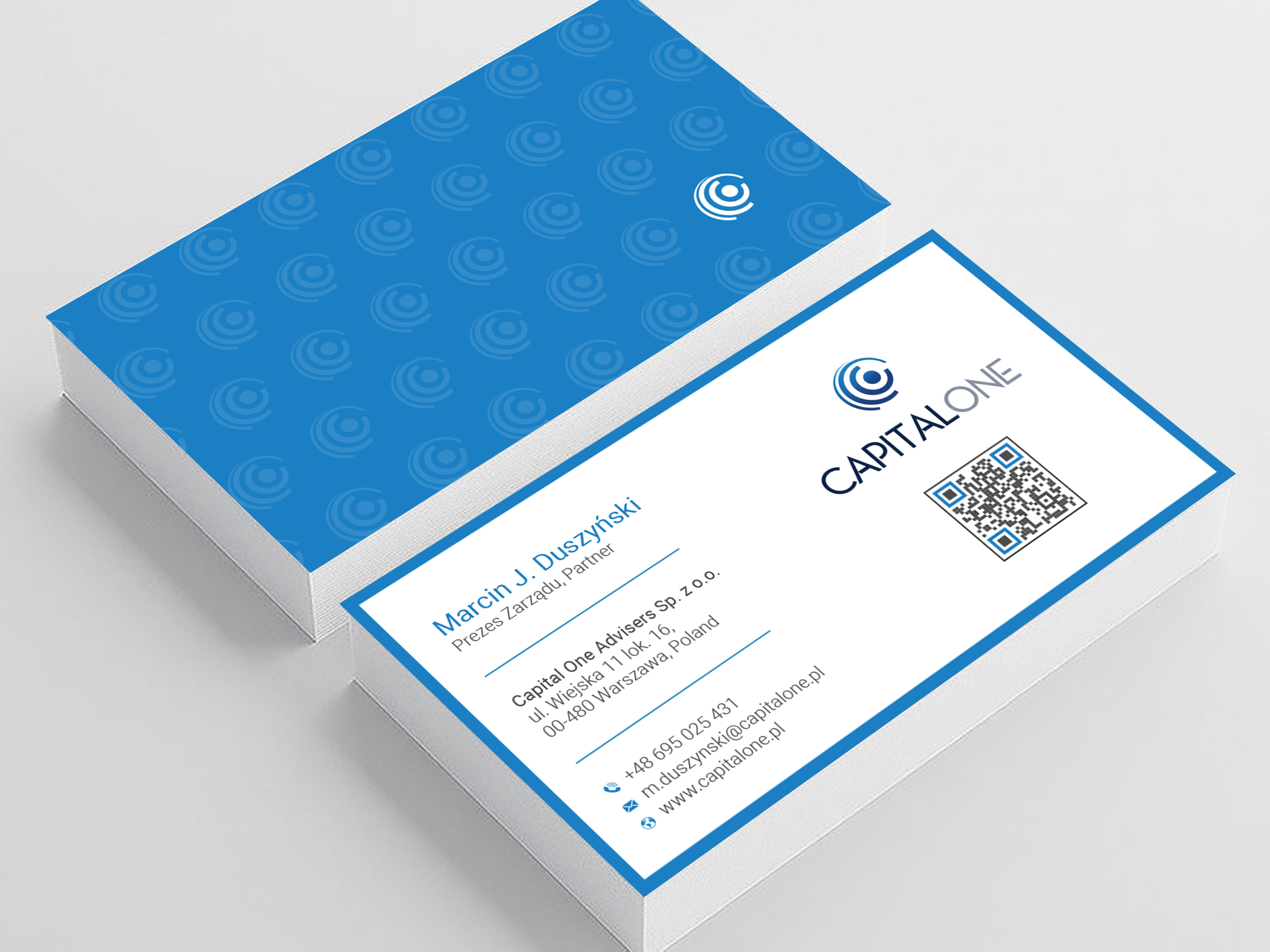 Visitenkarten-Design von Ekramul Hossen 2 für CAPITAL ONE PARTNERS SP. Z O.O. SP.K. | Design #25272313
