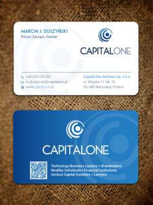 Visitenkarten-Design von Imagine design000 für CAPITAL ONE PARTNERS SP. Z O.O. SP.K. | Design: #25242455