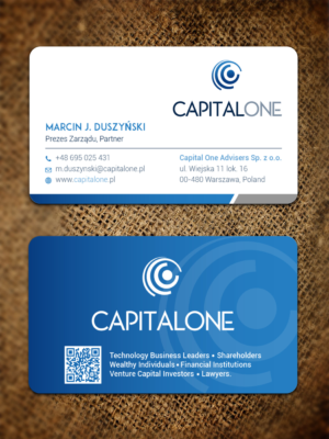 Visitenkarten-Design von Imagine design000 für CAPITAL ONE PARTNERS SP. Z O.O. SP.K. | Design: #25242462