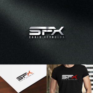 SFX Chris Reynolds, or Chris Reynolds SFX, or Chris Reynolds Special Effects  With the Chris Reynolds part smaller | Logo-Design von Paperfox Designs