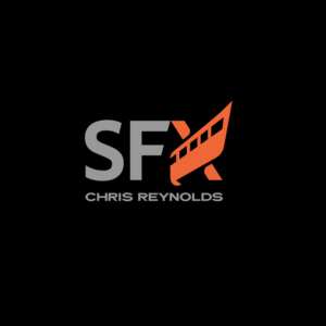 SFX Chris Reynolds, or Chris Reynolds SFX, or Chris Reynolds Special Effects  With the Chris Reynolds part smaller | Logo Design by Ng V Duc