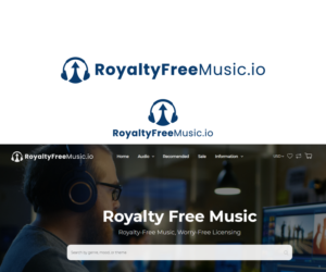 RoyaltyFreeMusic.io | Logo Design by anico