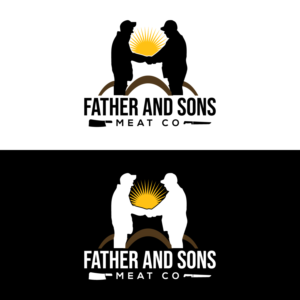 Father And Sons Meat Co | Logo Design by sangeloenriquez