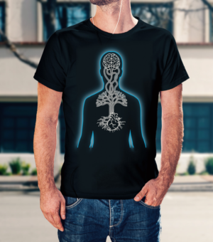 Oakland Tree Into Human Brain and Heart | Diseño de Camiseta por Pharsheed