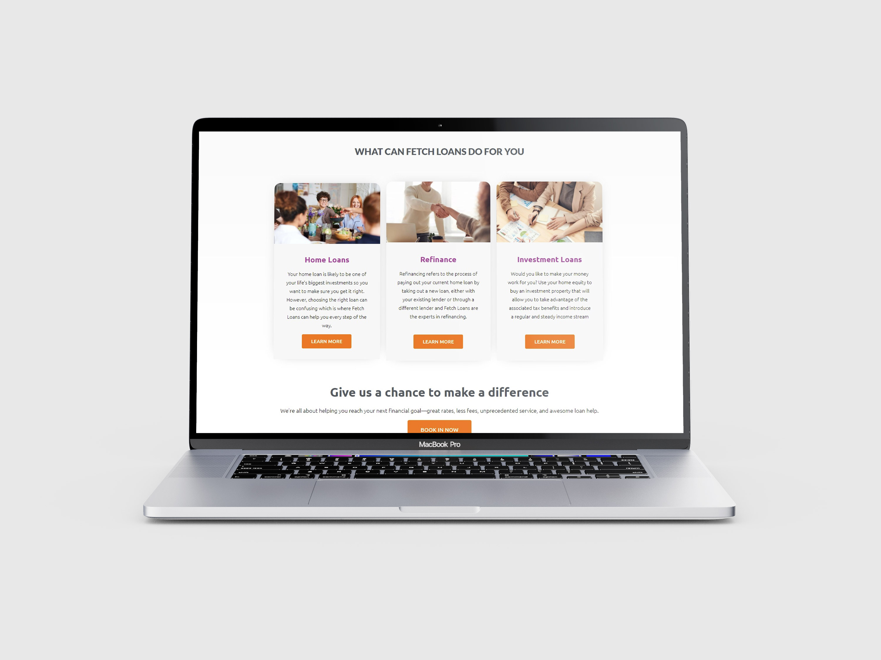 Web Design by Artika for Fetch Loans | Design #25251823