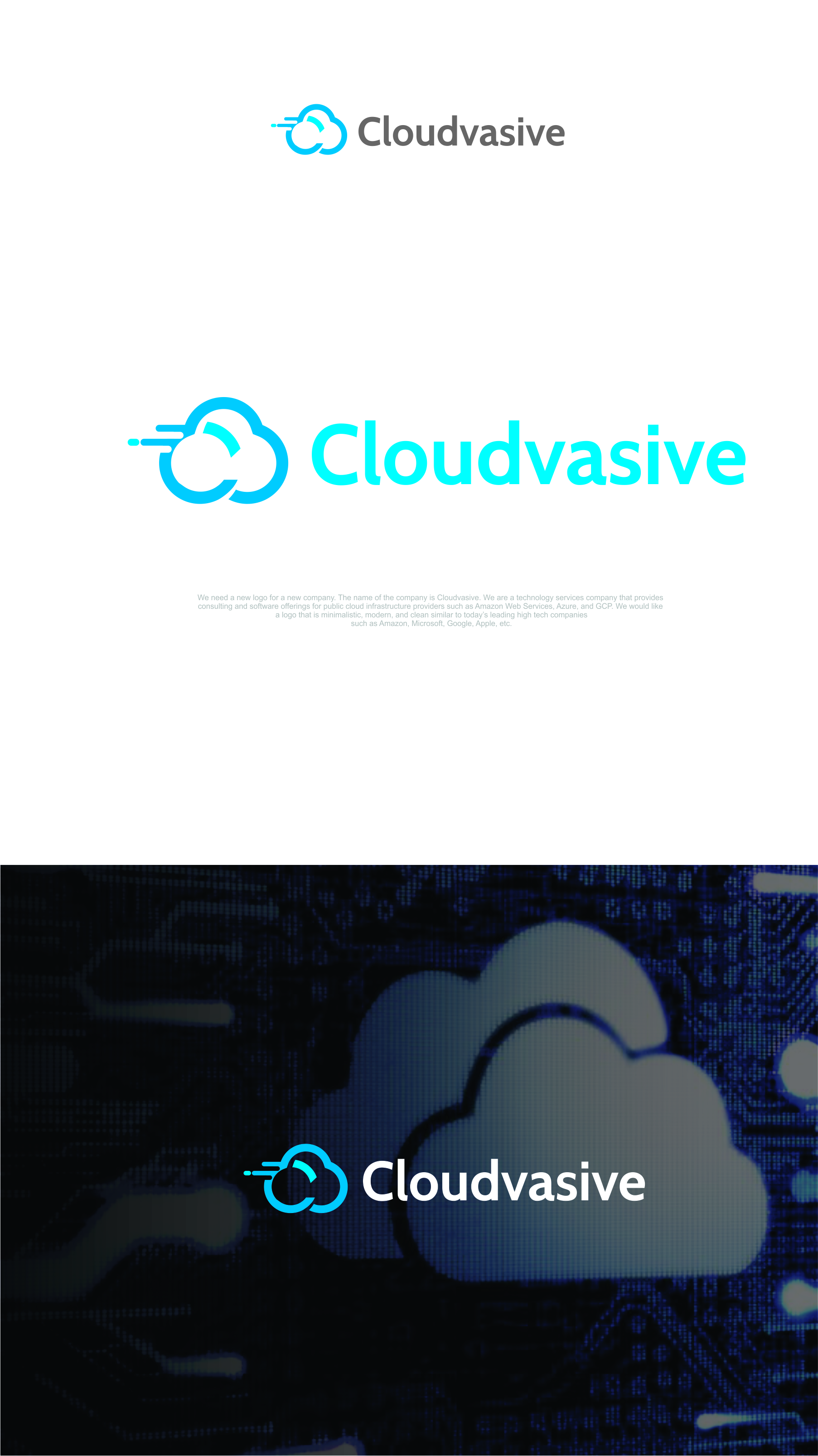 Logo Design by alok bhopatkar for Cloudvasive | Design #25254326