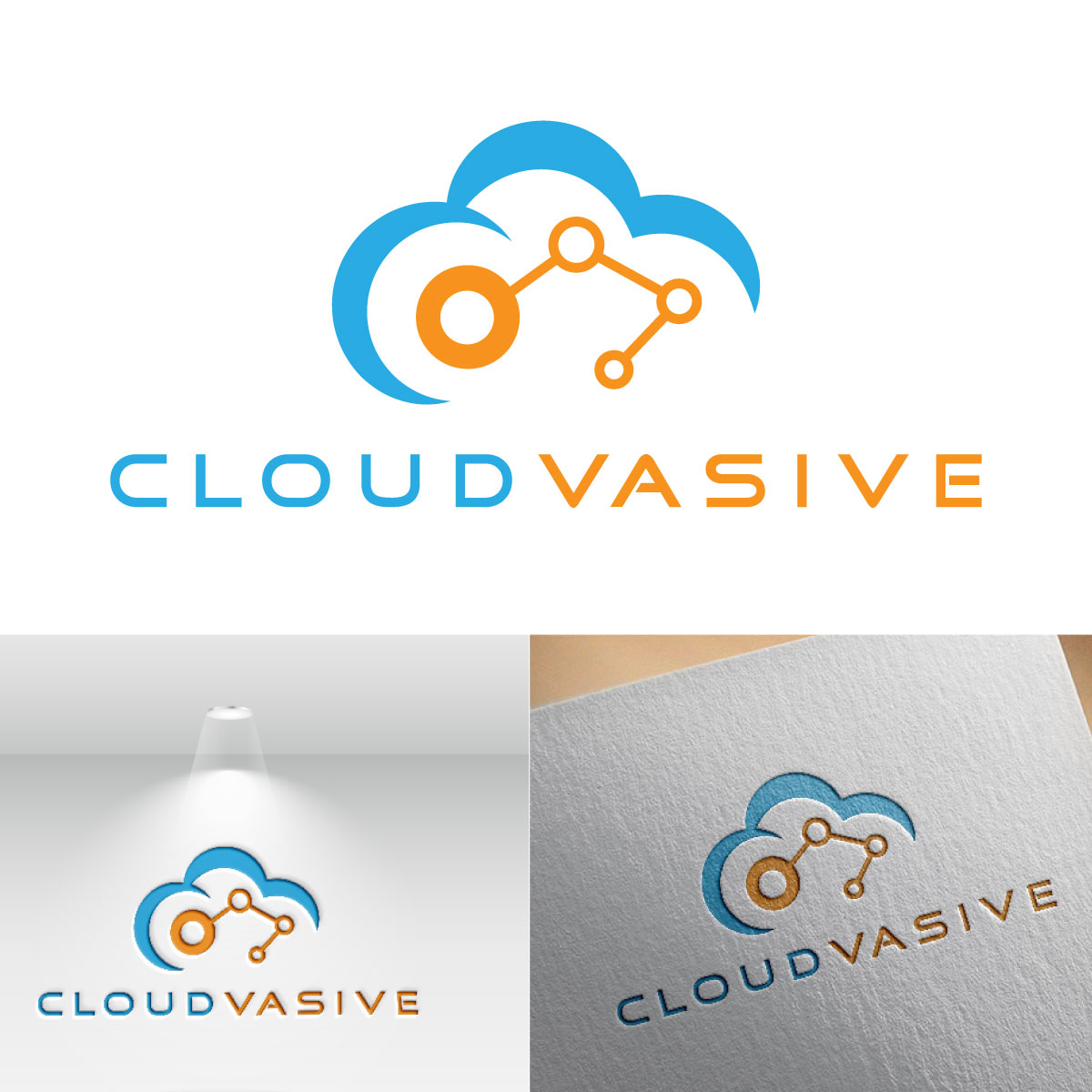 Logo-Design von mmojumdar 2 für Cloudvasive | Design: #25246812
